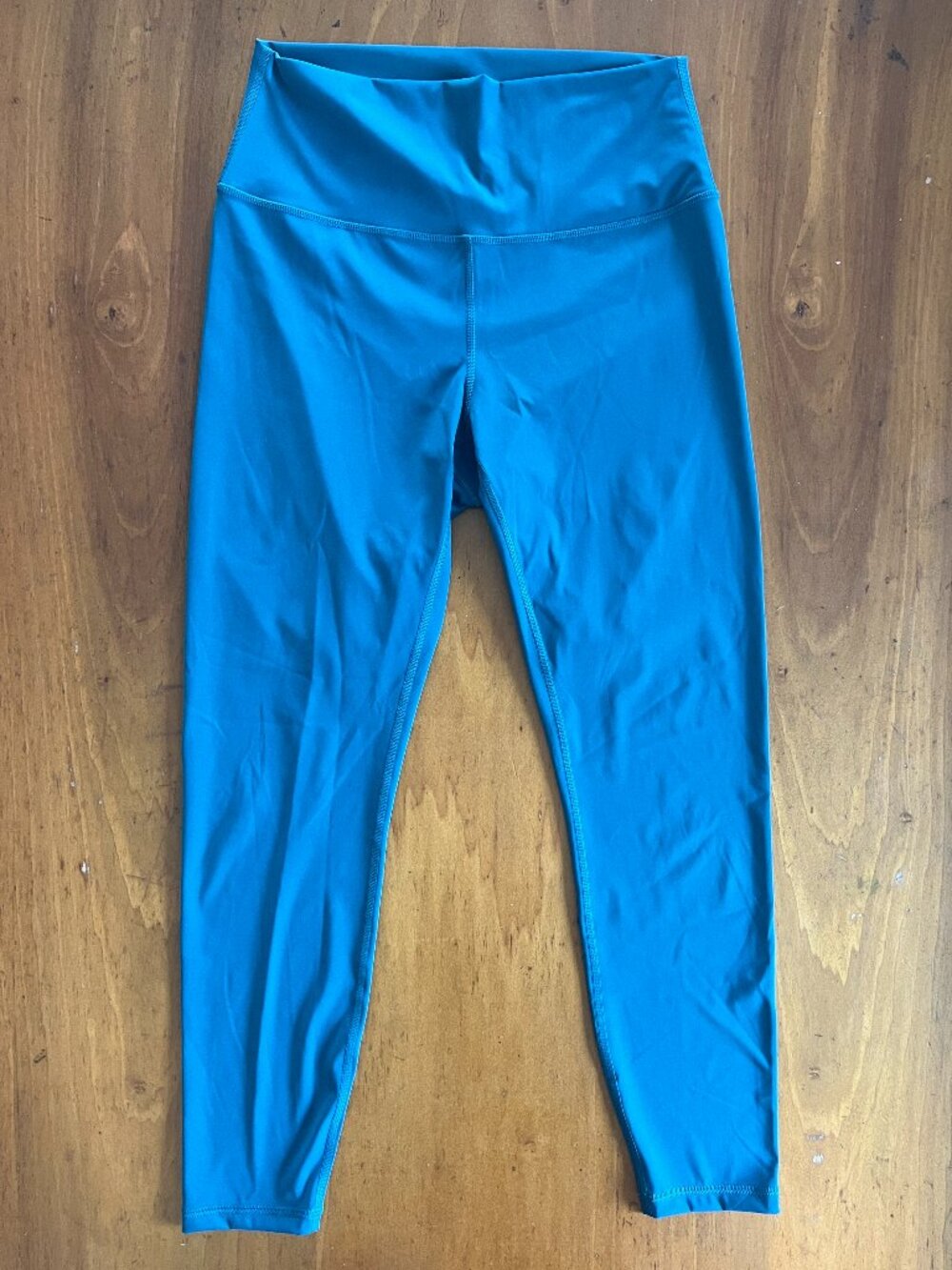 Peloton Teal Blue High Rise Ankle Length Leggings Women’s Yoga Workout